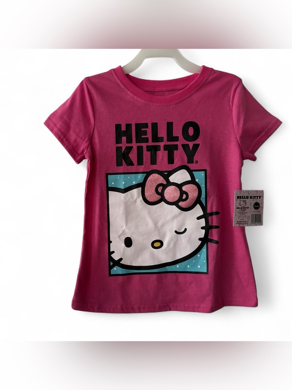 NWT Hello Kitty Girls' Pink Graphic Tee